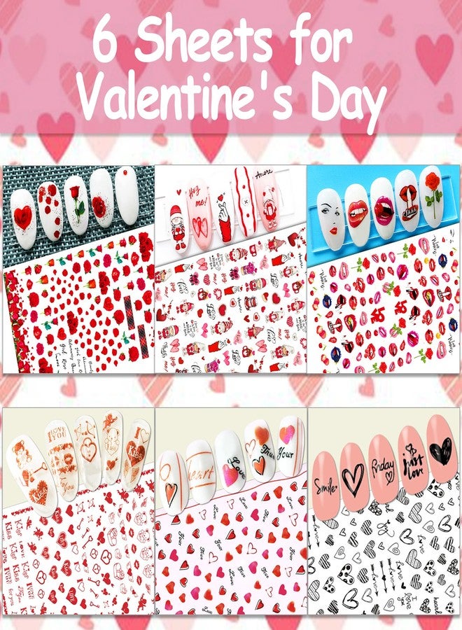 TailaiMei 24 Sheet All Holidays Nail Art Stickers, Christmas Valentine's Day Mixed Seasons Variety Pack for Halloween Fall Nail Decals, Self-Adhesive Design Thanksgiving Nail Decorations (Classical) - Image 5
